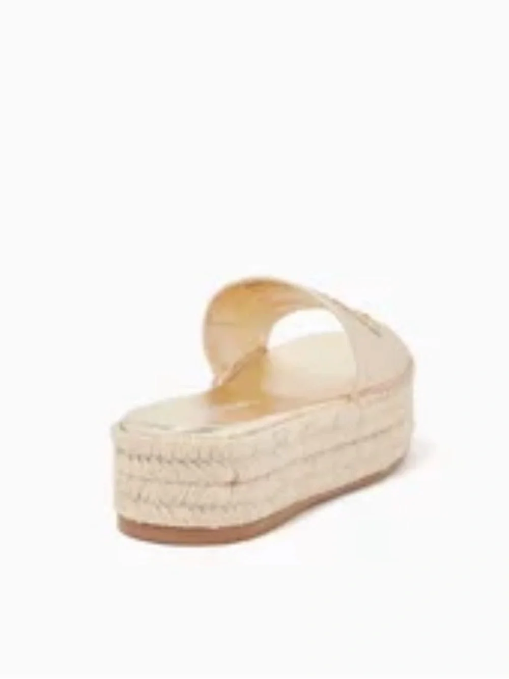 Prada Slide Espadrille Platform Sandals in Metallic Gold size 7.5 - Picture 5 of 10